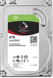 HD Seagate 4TB IronWolf Desktop, NAS, 5400 RPM, 256MB, 3.5, SATA 6 - ST4000VN006