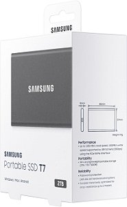 SSD Samsung T7 - 2TB - Externo