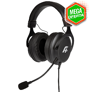 Headset gamer APlus Tech - Ignite - Haste de aço, 40mm, Cancelamento de Ruido