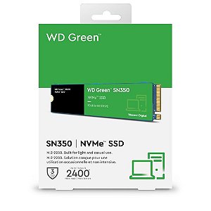 SSD Western Digital - WD Green SN350 250GB - M.2 NVMe, PCIe 3.0