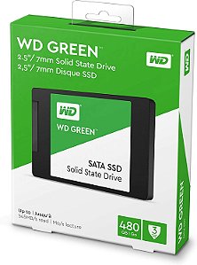 SSD Western Digital - WD Green 480GB - SATA3, 6Gbps/s