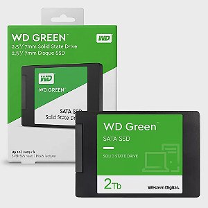 SSD Western Digital - WD Green 2TB - SATA3, 6Gbps/s