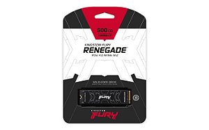 SSD Kingston - FURY Renegade 500GB - PCIe 4.0, M.2 NVMe