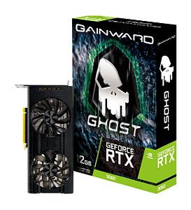 Placa de video Gainward - RTX 3060 Ghost - 12GB, GDDR6, Ray Tracing, DLSS, 192Bit