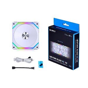 Fan Gamer Lian Li - SL120 V2 White - 120mm, RGB