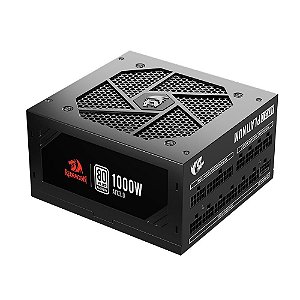 Fonte Redragon - RGPS 1000W Black - 80 Plus Platinum, 12VHPWR, Full Modular