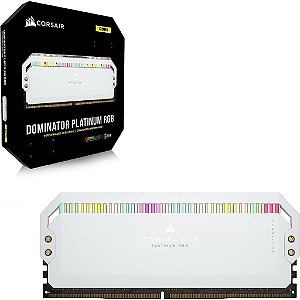Memoria RAM Corsair - DOMINATOR PLATINUM White RGB - RGB, DDR5, 2x16 GB, 6200MHz, XMP 3.0