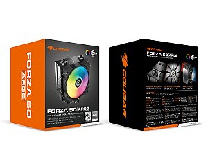 Cooler Cougar - Forza 50 ARGB - Socket Intel, Socket AMD, RGB, 200RPM