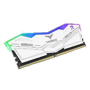 Memoria RAM TeamGroup - T-Force Delta RGB White - 2 x 32GB, RGB, DDR5, 6000MHz, CL38