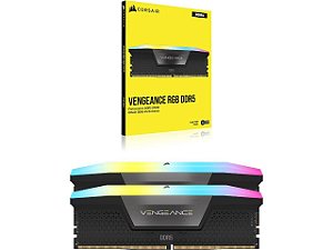 Memoria Corsair - VENGEANCE RGB 64GB - 2x32GB, DDR5, RGB 6000 M/Ts, CL40