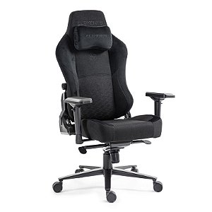 Cadeira gamer Elements - Lunari Fearless Black - Pistão Classe 4, Suporte até 150kg