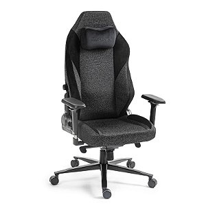 Cadeira gamer ELEMENTS - Lunari TITAN XL Black - Pistão Classe 4, Suporte até 180kg