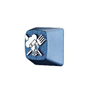 Keycap  Zomoplus - One Piece Sanji - 1 Unidade, Feita de Alumínio, Gravação CNC, Perfil Cherry
