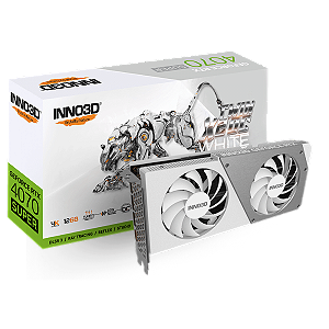 Placa de Vídeo INNO3D NVIDIA GeForce RTX 4070 Super Twin X2 OC White, 12GB, GDDR6X, DLSS, Ray Tracing