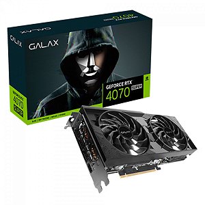 Placa de Vídeo Galax NVIDIA GeForce RTX 4070 Super 1-Click OC 2X, 12GB, GDDR6X, DLSS, Ray Tracing