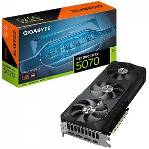 Placa de Vídeo Gigabyte NVIDIA GeForce RTX 5070 Eagle OC SFF, 12GB, GDDR7, DLSS, Ray Tracing-GV-N5070EAGLE-OC-12GD