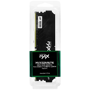 Memória RAM Macrovip Max DDR4 16GB 3200MHz – MVX32N16/16