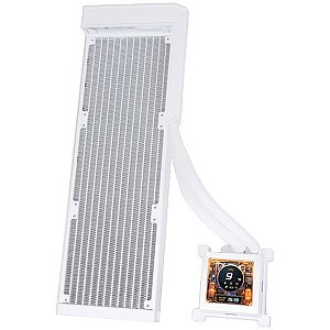 Water Cooler Lian Li Hydroshift LCD, 360mm, Com Display, Intel/AMD, Branco, GHSLCD36NW