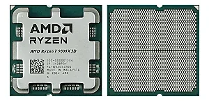 Processador AMD Ryzen 7 9800X3D, Cache 8MB, 8 Núcleos, 16 Threads, AM5 - 100-100001084WOF *** PRODUTO SEM CAIXA ***