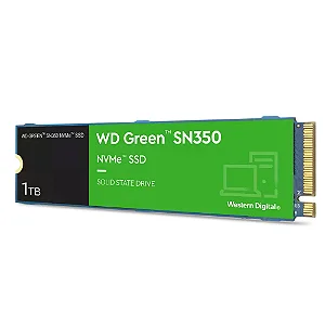SSD WD Green Sn350, 1TB, M.2 2280 Nvme, 3200Mb/s, 2.500Mb/s - Wds100t3g0c-00azl0