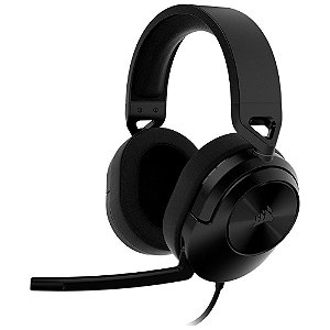 Headset Gamer Corsair HS55 Stereo P2 3.5mm, Drivers 50mm, Carbono - CA-9011260-NA