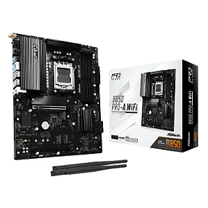 Placa Mãe Asrock B850 Pro-a Wifi, Amd Am5, Atx, Wf/blt, Ddr5 - B850 Pro-a Wifi