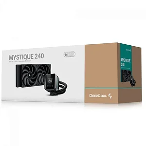 Water Cooler DeepCool Mystique 240 Display LCD, 240mm, ARGB, Intel/AMD, Preto - R-LX550-BKDSNC-G-1