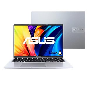 Notebook Asus Vivobook Go 16 X1605V, Intel Core I7-1355U, 8GB, SSD 512GB, Tela 16" LCD, Windows 11 Pro, Prata - 90NB10N2-M00XZ0