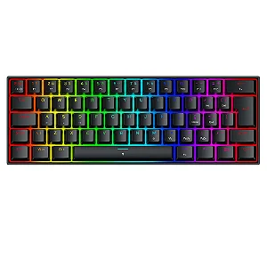Teclado Magnetico Fizz RGB Switch Magnetico Polling Rate 8k Redragon Preto - K617RGB-m