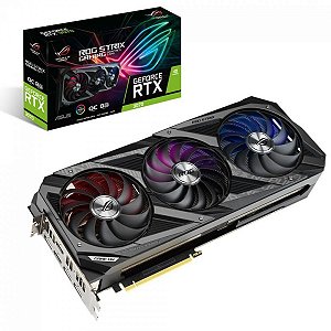 Placa de Vídeo Asus, ROG Strix, Geforce RTX 3070, 8GB, GDDR6, DLSS, Ray Tracing, ROG-STRIX-RTX3070-O8G-GAMING ****PRODUTO SEMINOVO****
