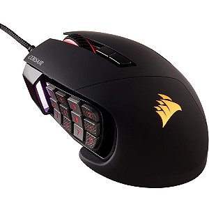 Mouse Gamer Corsair Scimitar Elite, RGB, 17 Botões, 18000DPI, Preto - CH-9304211-NA