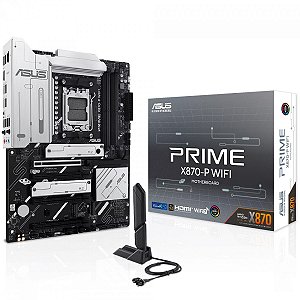 Placa Mãe Asus Prime X870-P WiFi, Chipset X870, AMD AM5, ATX, DDR5 - PRIME X870-P WIFI