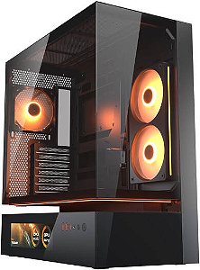Gabinete Gamer Cougar CFV235 Vision ATX Mid-Tower, Vidro Temperado, Preto - 382DA40.0003