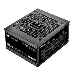 Fonte Thermaltake ToughPower SFX, 1000W, ATX 3.1, Full Modular, 80 Plus Platinum, Preto - PS-STP-1000FNFAPB-1