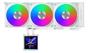 Water Cooler Lian Li Hydroshift II LCD-S 360CL Uni Fan Branco ARGB 360mm - GHS2LCDS36CW