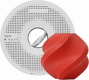 Filamento Bambu Lab para Impressora 3D PLA LITE - Red - Com carretel reutilizável - 1,75mm - 1kg