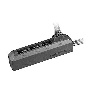 Controlador De Fan Hub Deepcool 4 Portas Fh-04 - Dpf04pwmhub