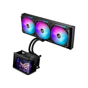 WATER COOLER ASUS ROG RYUO IV SLC 360 ARGB TELA CURVA 6.67 AMOLED FAN 3X ROG 120MM - Ryuo-IV-SLC-360-ARGB