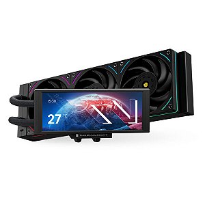 Water Cooler Thermalright Trofeo Vision 360 Black, 360mm, ARGB, Display LCD, Intel/AMD, Preto - ZH7WH9BGM
