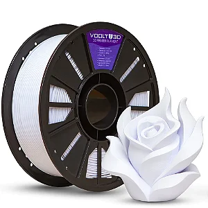 Filamento PLA Branco Velvet High Speed Premium - 1Kg