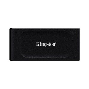 SSD Externo Kingston XS1000, 1TB, USB 3.2 Gen 2x2, Portátil, Leitura: 1050 MB/s, Gravação: 1050 MB/s, Preto - SXS1000/1000G