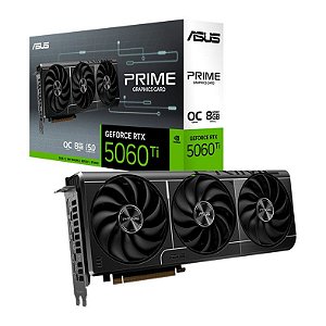 Placa de Video Asus GeForce RTX 5060 Ti Prime OC, 8GB, GDDR7, 128-bit - PRIME-RTX5060TI-O8G-NAC **** PRODUTO SEMINOVO ****