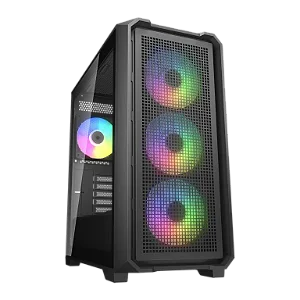 Gabinete Gamer Cougar MX600 Mini V2 ARGB Micro ATX Mini Tower - Preto - MX600-Mini-V2