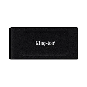 SSD Externo Kingston XS1000, 2TB, USB 3.2 Gen 2x2, Portátil, Leitura: 1050 MB/s, Gravação: 1050 MB/s, Preto - SXS1000/2000G