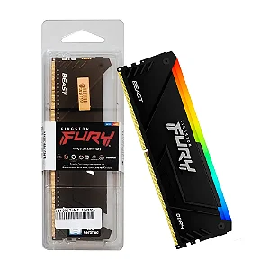 Memoria Kingston Fury 16Gb Ddr4 3200 Cl16 1.2V Desktop Fury Beast RGB - KF432C16BB12A/16