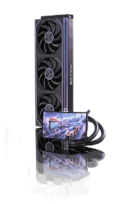 Water Cooler Round5 Horizon 360mm Lcd Tela Curva 6,67 Preto - R5-WC-HORIZON-360B-2283