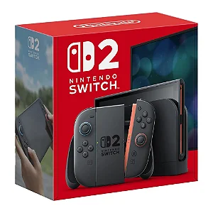 Console Nintendo Switch 2, 256GB, Preto, Azul e Vermelho - LN48WFM3D