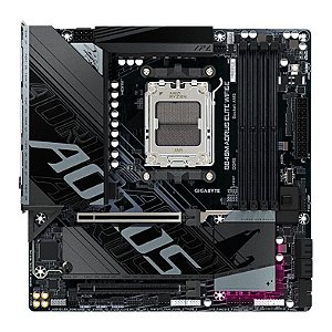 Placa Mae Gigabyte B840M Aorus Elite WIFI6E, DDR5, Socket AMD AM5, M-ATX, Chipset AMD B840 - B840M-A-ELITE-WIFI6E