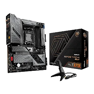 Placa-Mãe ASRock X870E Taichi Lite, AMD, AM5, ATX, DDR5, Preto - 90-MXBPAO-A0UAYZ