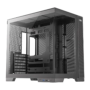 Gabinete Gamer Kalkan Asgard Evo, ATX, Mid Tower, Lateral em Vidro Temperado, Sem Fans, Preto - KLK00084